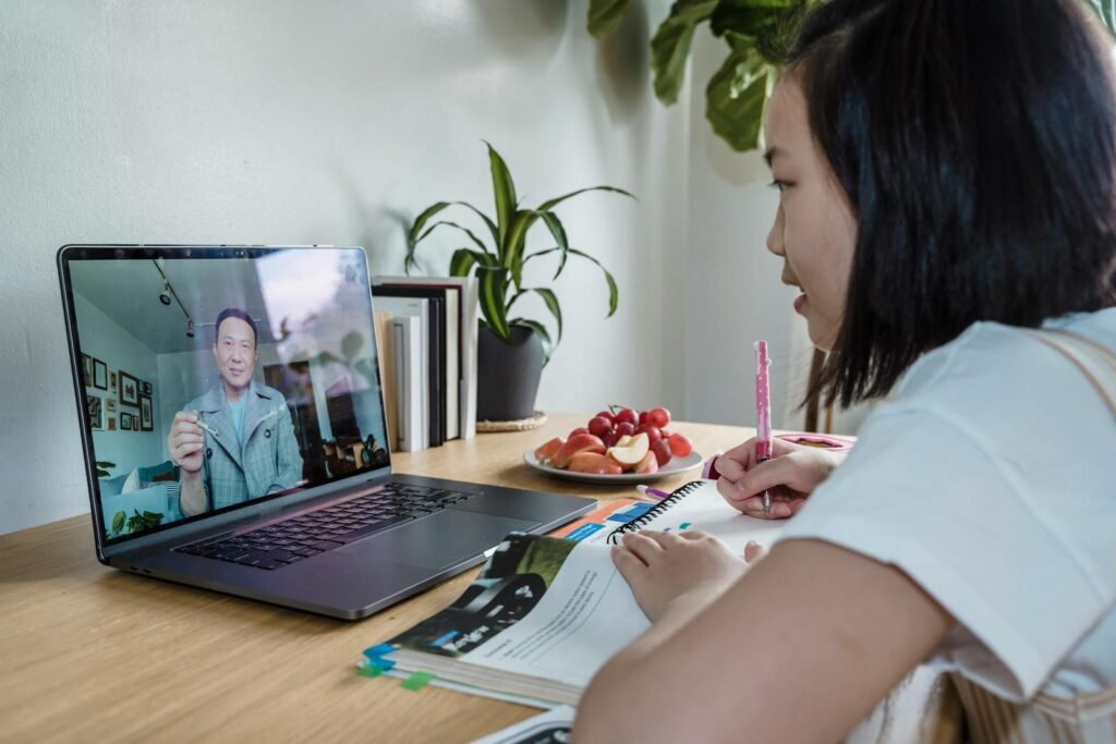 A Girl Attending an Online Class, online jobs that do not require a university degree