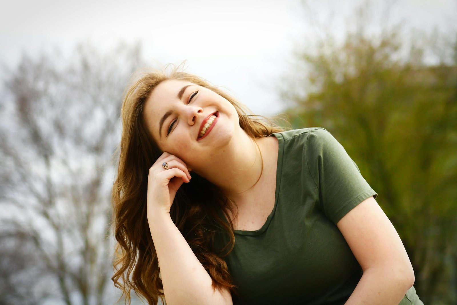 Woman in Green Shirt Smiling, How to Be OK When Nothing is Certain