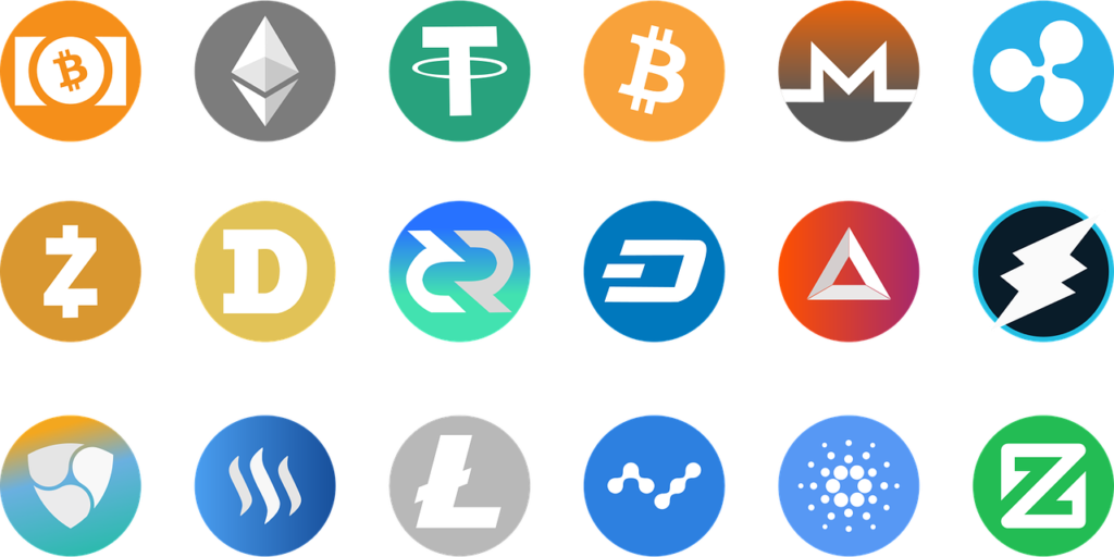 image, set, interface, pictogram, currency, criptomoeda, button, money, payment, digital, icons, website, vectors, bit-coin, crypto, encryption, the chain of blocks, free illustrations, circle, dice, flat, minimalist, gradient, icon, symbol, symbols, finances, economy, technology, web, transparent, crypto, crypto myths